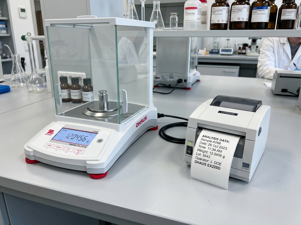 Weighing Balance Data Printer